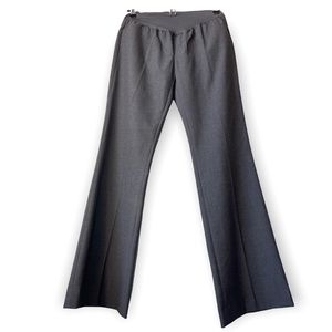 Gap Maternity Pants Stretch 2R Charcoal Gray Full panel Perfect Trouser